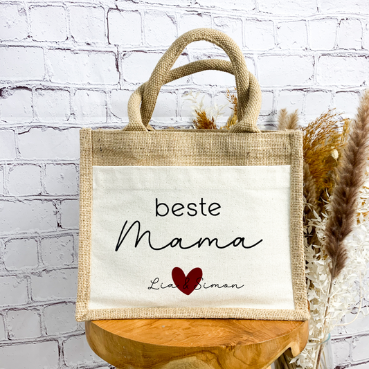 Jutetasche beste Mama