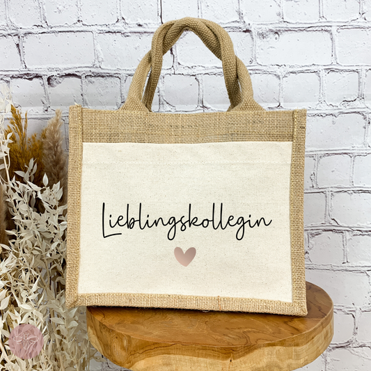 Jutetasche Lieblingskollegin