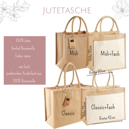 personalisiertes Geschenk Oma - Tasche mit Kindernamen