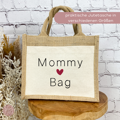 Jutetasche Mommy Bag