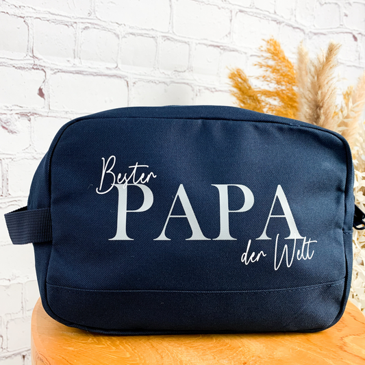 Kulturtasche Bester Papa der Welt