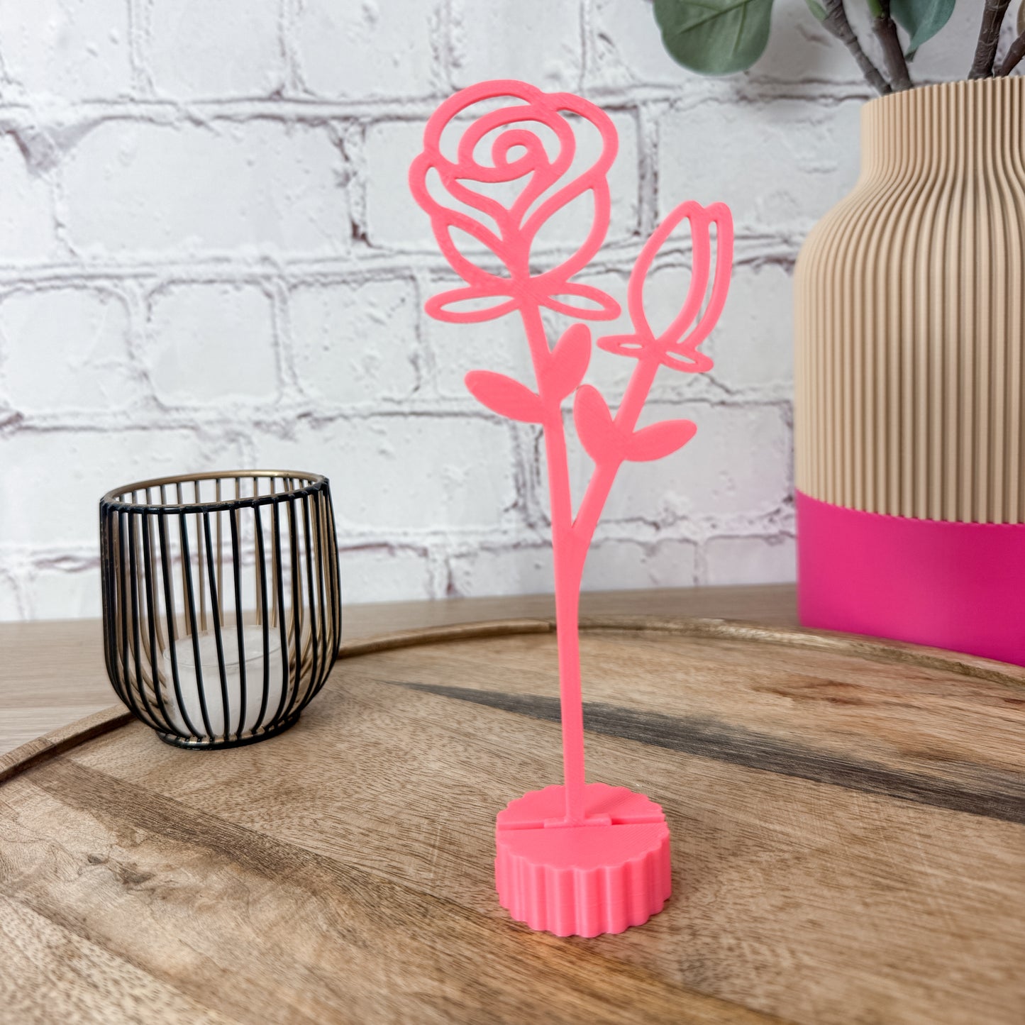 Moderne Blumendeko als 3D Druck