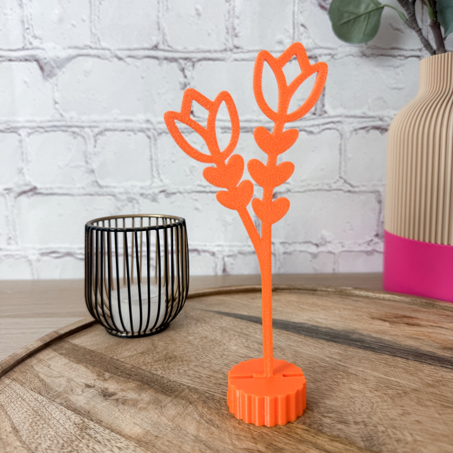 Moderne Blumendeko als 3D Druck