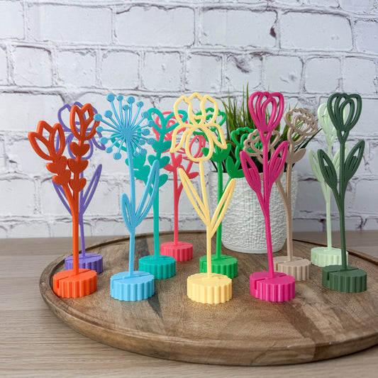 Moderne Blumendeko als 3D Druck