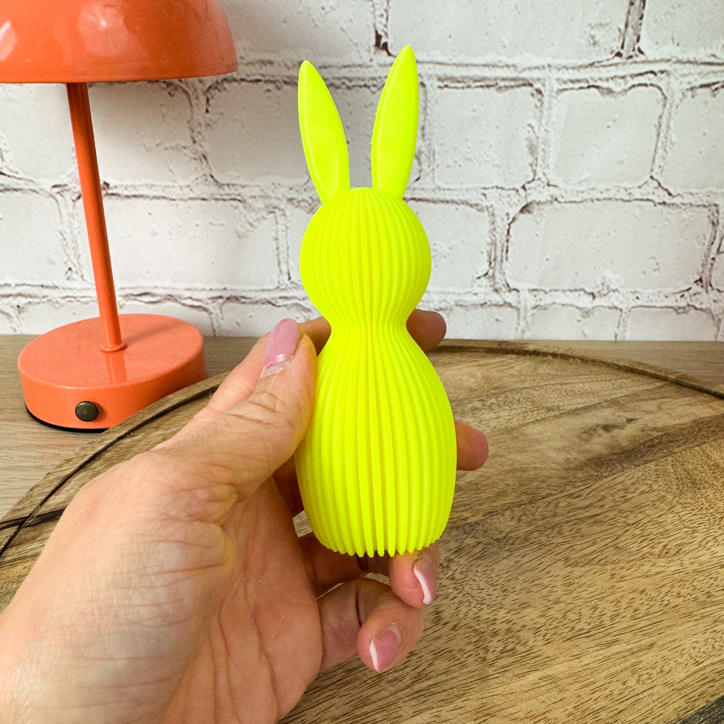 3D Osterhase Geriffelt