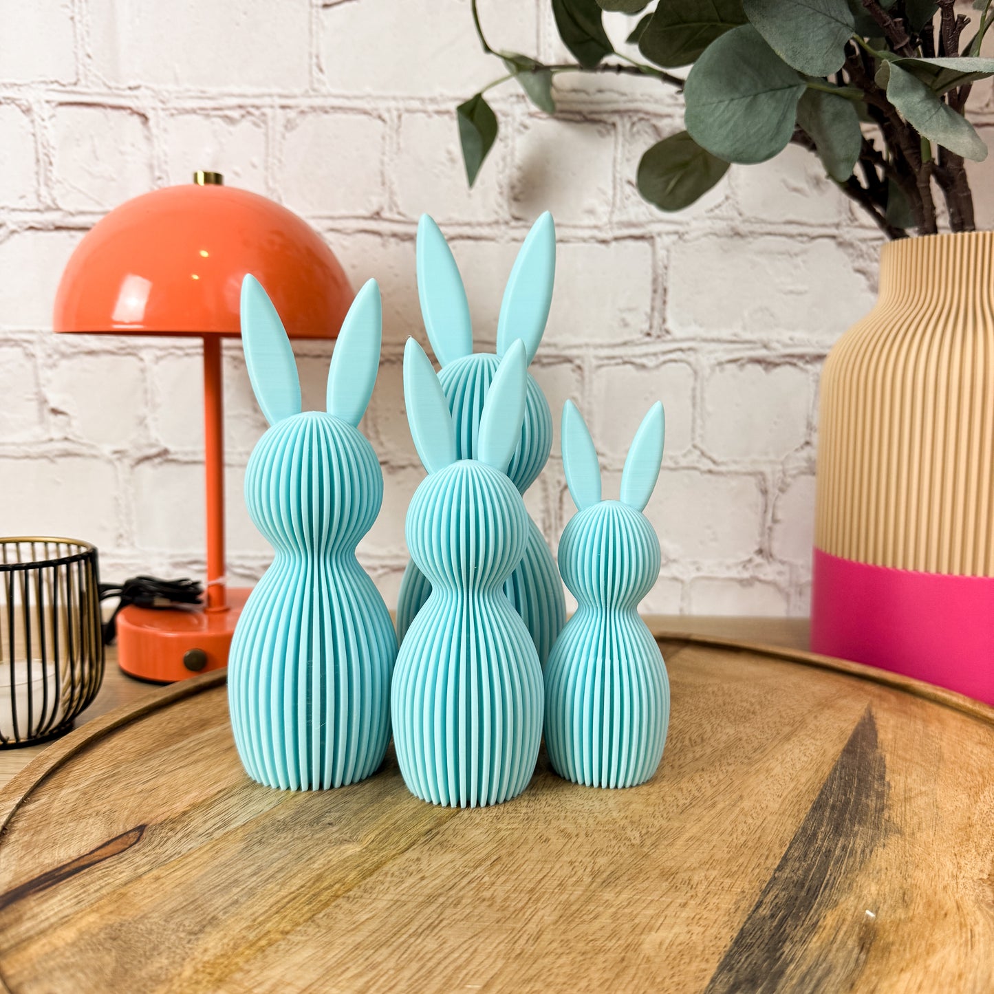 3D Osterhase Geriffelt