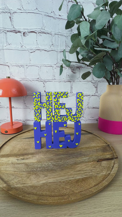 3D Schriftzug HEJ Leo