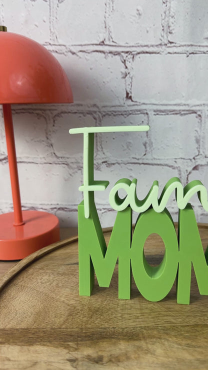 3D Schriftzug Familien Momente