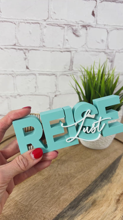 3D Schriftzug Reise Lust - Geschenk Reiselustige