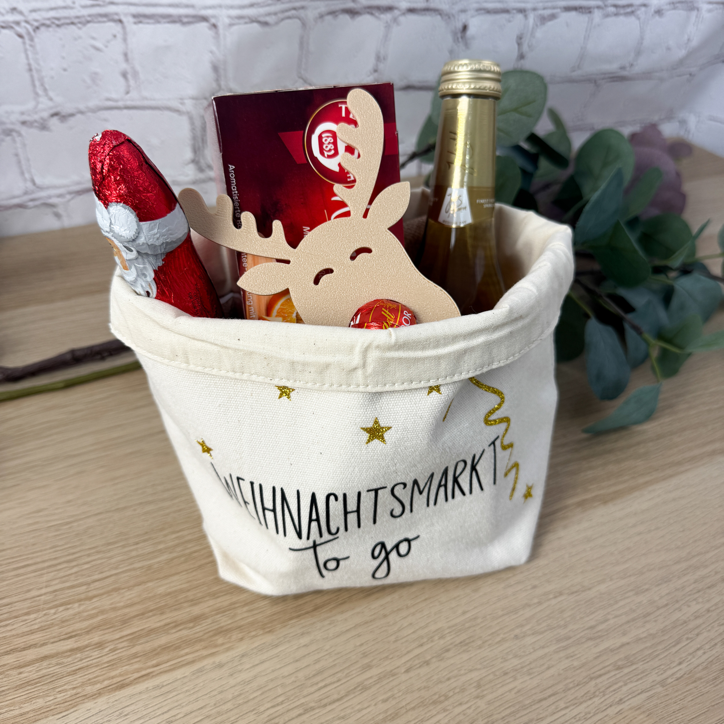 Gastgeschenk Weihnachten Rentier