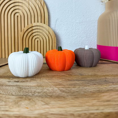 3D Kürbis Skandi – Skandinavische Herbstdeko