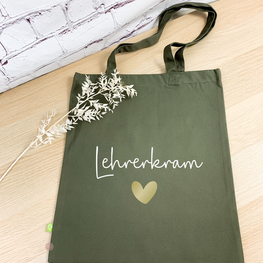 Baumwolltasche Lehrerkram