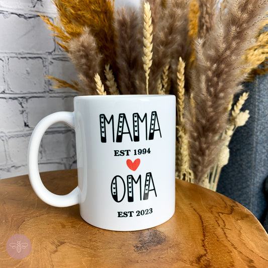 Tasse "Mama Oma est" - personalisiert