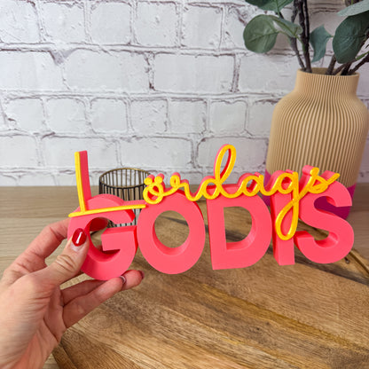 personalisierter 3D Schriftzug - Geschenkidee mit Wunschtext