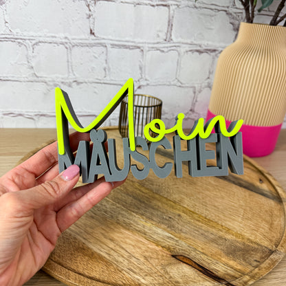 personalisierter 3D Schriftzug - Geschenkidee mit Wunschtext